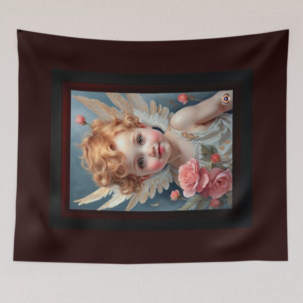 Item preview, Roses For You Enchanting AI Concept Art Portrait by Xzendor7 designed and sold by Xzendor7 Digital Art Creations.