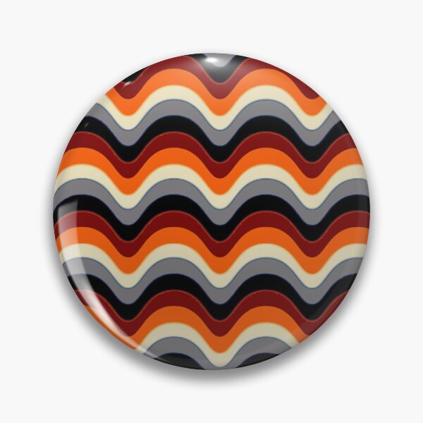 Item preview, 70s Style Wavy Pattern designed and sold by GillyMc.