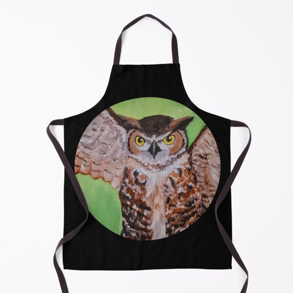 Item preview, Little Great Horned Owl designed and sold by Chillpinktea.