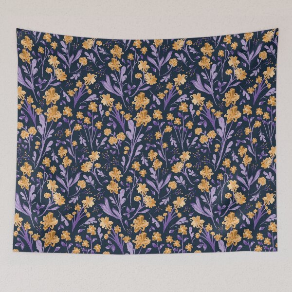 Item preview, Serene Garden Purple designed and sold by WabiSabi-Studio.