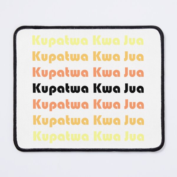 Item preview, "Solar Eclipse" Repeated in Orange, Yellow, Black: Swahili designed and sold by BReinbold.