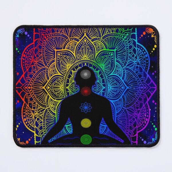 Item preview, Tibetan Chakras, galaxy mandala, buddhist, lotus, abstract art designed and sold by MayGreenAbgrall.