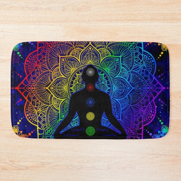 Item preview, Tibetan Chakras, galaxy mandala, buddhist, lotus, abstract art designed and sold by MayGreenAbgrall.