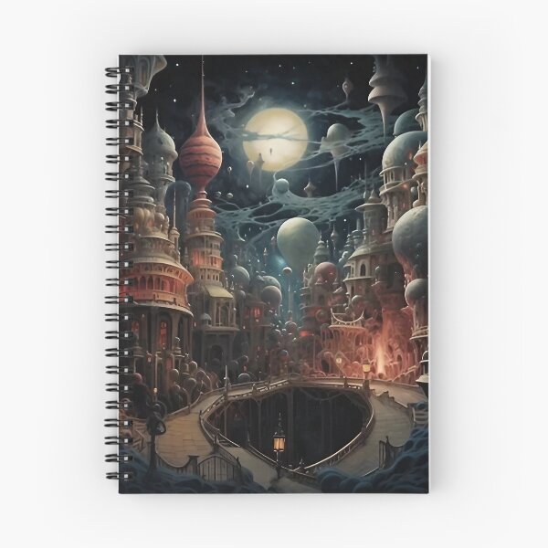 Item preview, Futuristic Landscape Art designed and sold by Obsidian Ink by Wilshire.