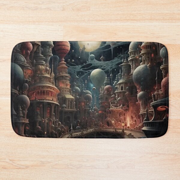 Item preview, Futuristic Landscape Art designed and sold by Obsidian Ink by Wilshire.