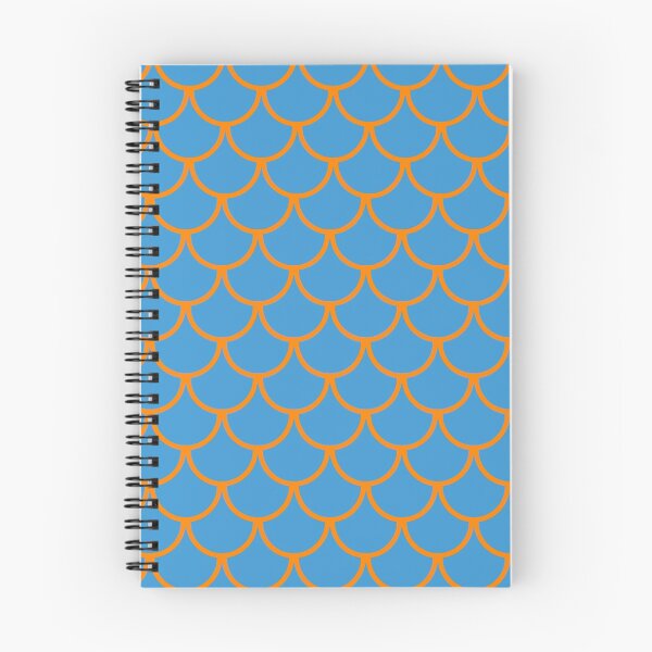 Item preview, Fish Scales Pattern: Blue & Orange designed and sold by Jared Davies.