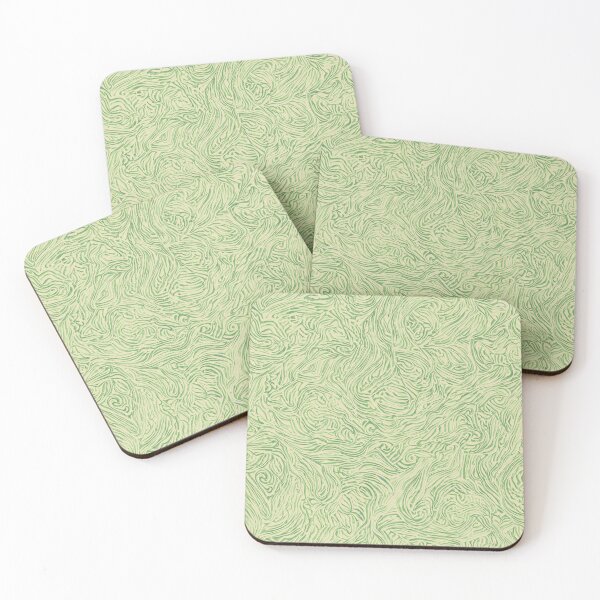 Item preview, Abstract pattern with green foliage designed and sold by crumbs-of-life.