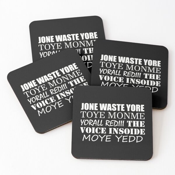 Item preview, Jone Waste Yore Toye Monme Yorall Rediii The Voice Insoide Moye Yedd White designed and sold by sheprint.
