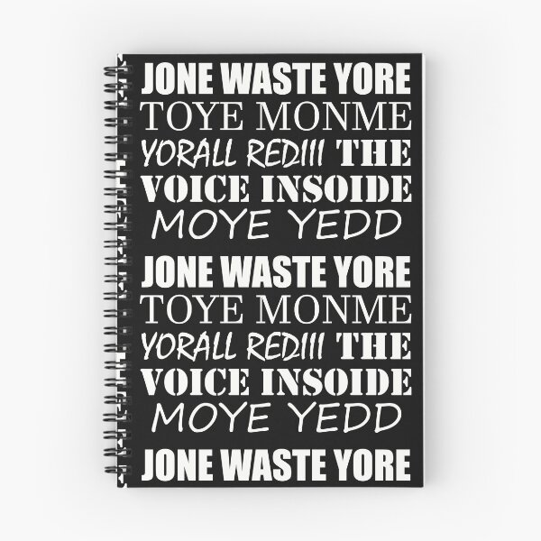 Item preview, Jone Waste Yore Toye Monme Yorall Rediii The Voice Insoide Moye Yedd White designed and sold by sheprint.