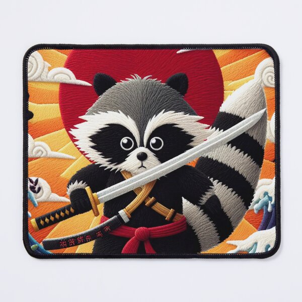 Item preview, Raccoon with Kimono designed and sold by GALUMARKET.