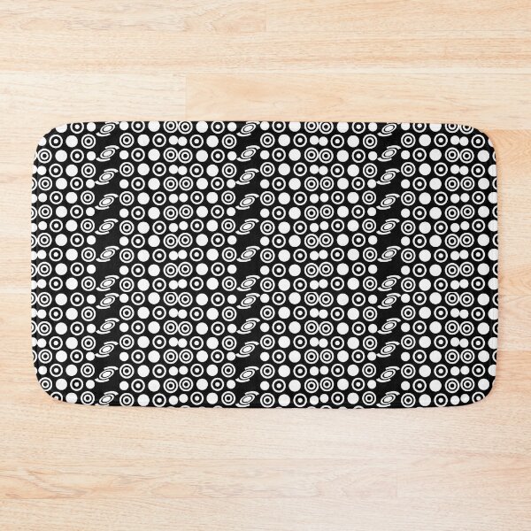 Item preview, Marble Monochrome: Sleek Black & White circle artPattern designed and sold by LLdreams.