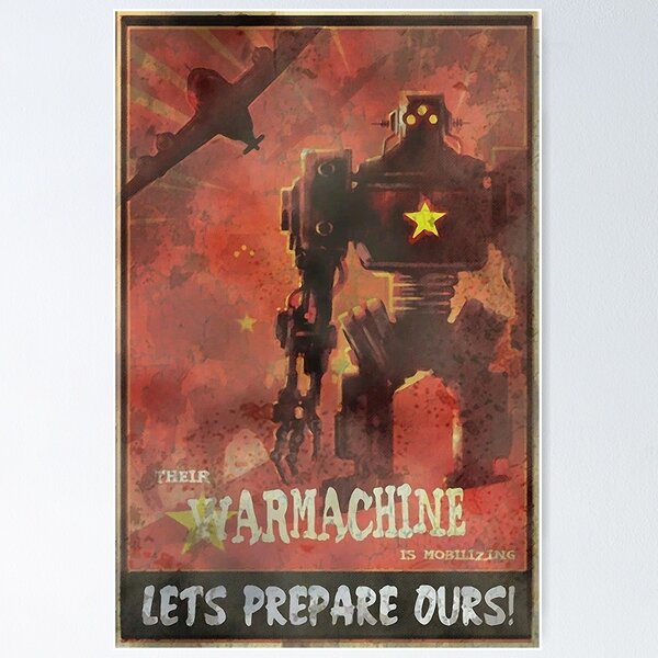 Vista previa del artículo con la obra «Máquina de guerra de propaganda Fo4», diseñado y vendido por EndlessElegance.