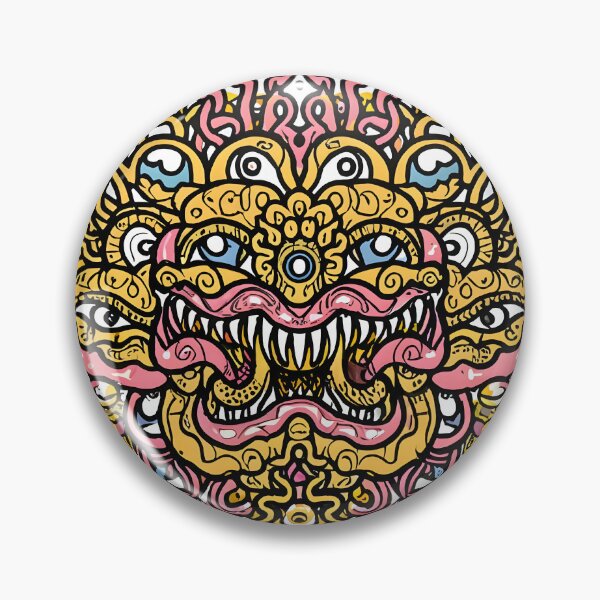 Item preview,  scribble monster face with multiple eyes and mouths overlapping each other designed and sold by ArtshirtGroup.