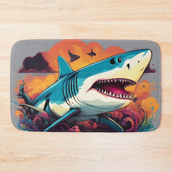 Item preview, Cool Graffiti Shark Pattern designed and sold by TheArtOfPat.