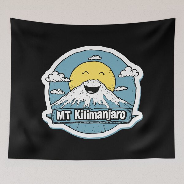 Item preview, MT Kilimanjaro - Happy Sun Mountain Africa Funny Travel designed and sold by TheRealmWithin.