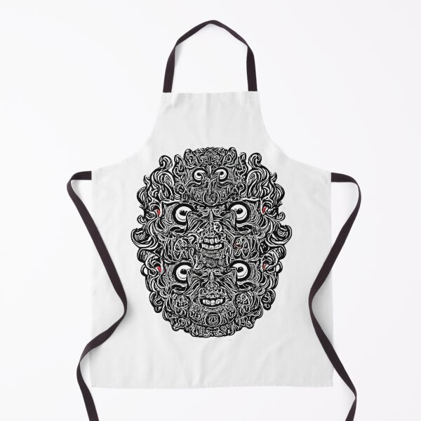 Item preview, scribble-doodle monster face with multiple eyes and mouths overlapping each other designed and sold by ArtshirtGroup.