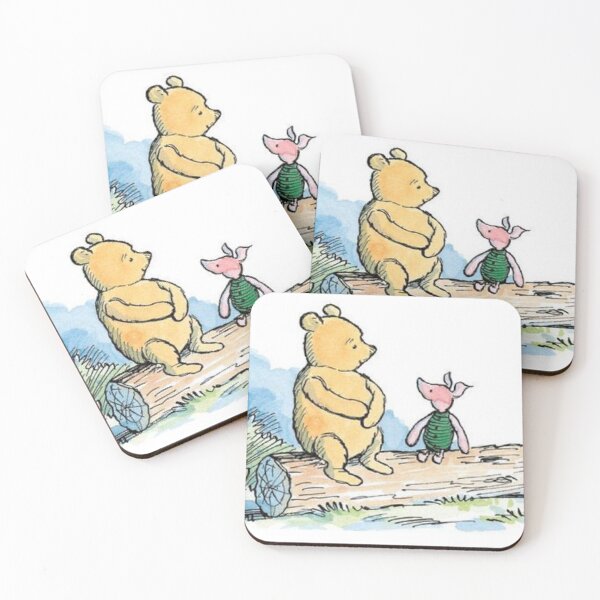 Item preview, Pooh and Piglet designed and sold by PoeTatoes.