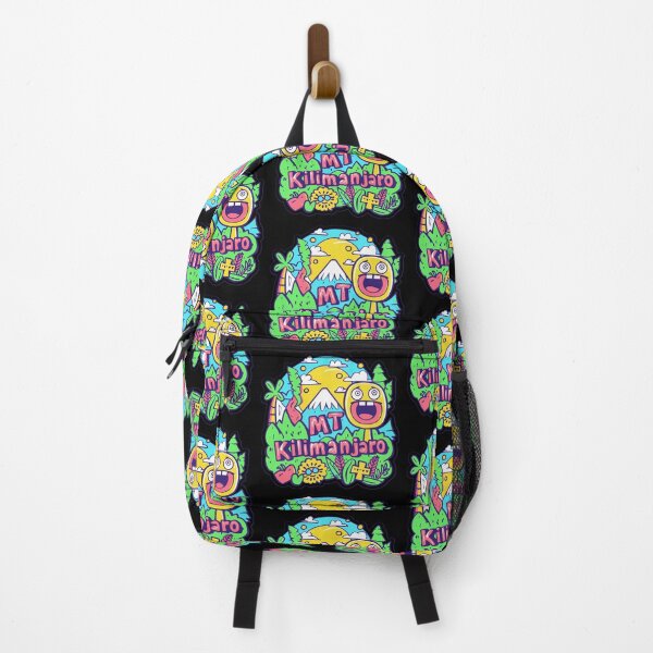 Item preview, MT Kilimanjaro Weird Adventure - Happy Trippy Mountain Africa Funny Travel designed and sold by TheRealmWithin.