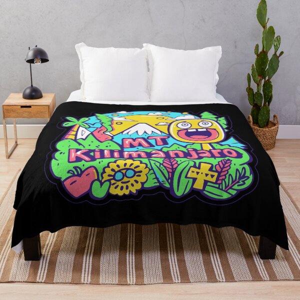 Item preview, MT Kilimanjaro Weird Adventure - Happy Trippy Mountain Africa Funny Travel designed and sold by TheRealmWithin.