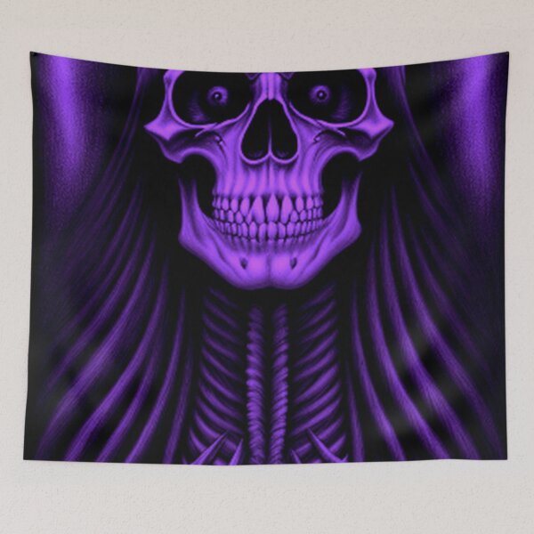 Item preview, Spooky Creepy Psycho Horror Skull  designed and sold by TheDarkWardrobe.