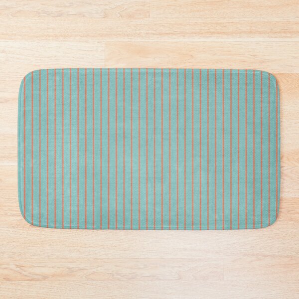 Item preview, Vintage Orange Vertical Stripe Pattern in Green designed and sold by Diana377.