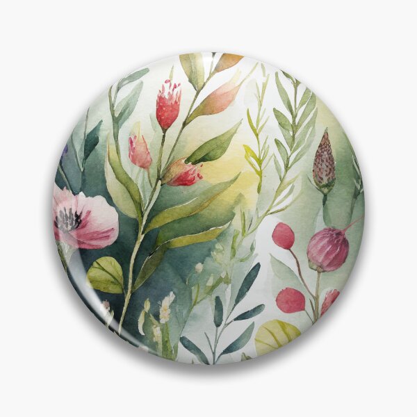 Item preview, Flores silvestres de acuarela designed and sold by HarmonyandSage.