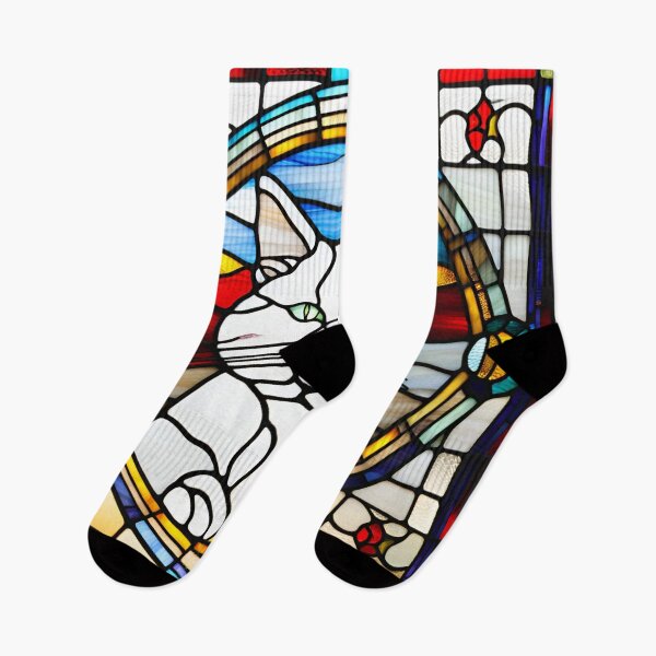 Item preview, Animal portraits in stained glass - Kitten 7 designed and sold by Visual Arts Sławomir Grzanek.