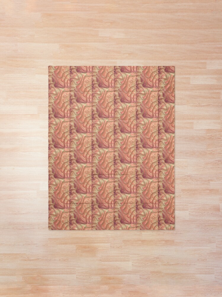 Alternative Ansicht von Roségold Tagesdecke