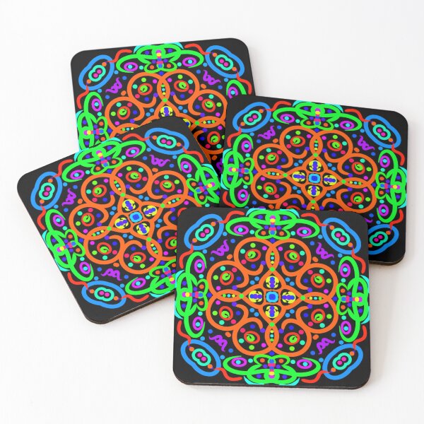 Item preview, Kaleido Loops & Dots Design designed and sold by SuperMoniHalo.