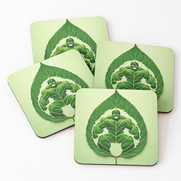 Item preview, Incredible Angry Green Hero Leaf designed and sold by pixiedustpaint.