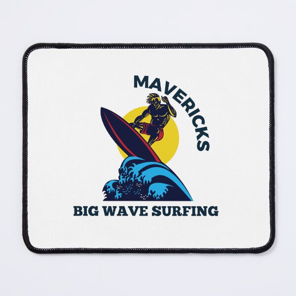 Item preview, Mavericks Big Save Surfing Half Moon Bay California designed and sold by HalfMoonBayShop.