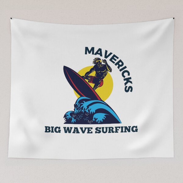 Item preview, Mavericks Big Save Surfing Half Moon Bay California  designed and sold by HalfMoonBayShop.