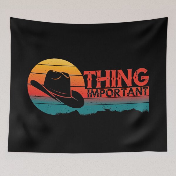 Item preview, Cowboy Hat is Important Thing designed and sold by Promoc.