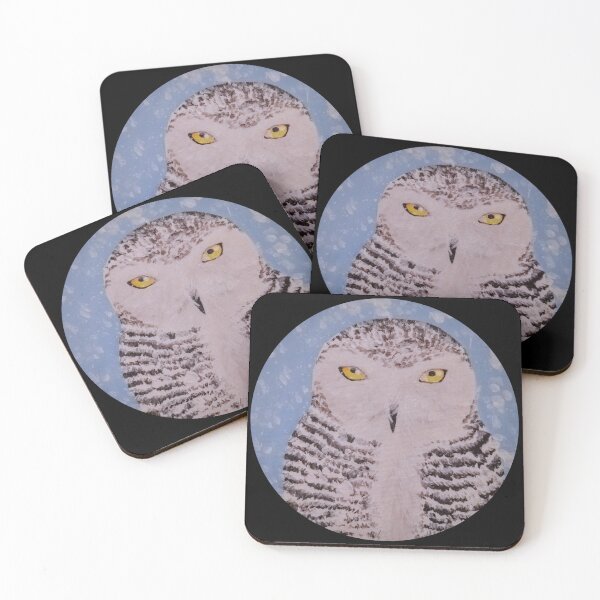 Item preview, Little Snowy Owl designed and sold by Chillpinktea.