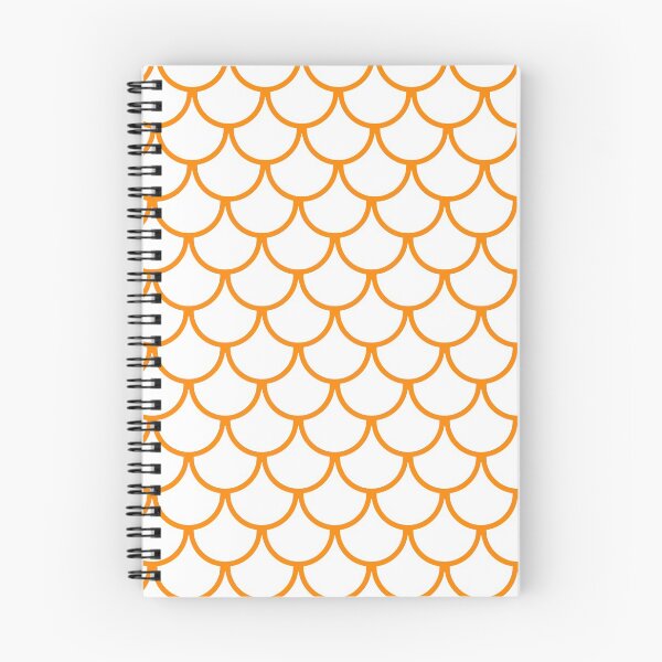 Item preview, Fish Scales Pattern: Orange & White designed and sold by Jared Davies.