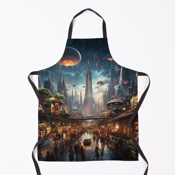 Item preview, Futuristic Landscape Art designed and sold by Obsidian Ink by Wilshire.