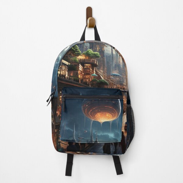 Item preview, Futuristic Landscape Art designed and sold by Obsidian Ink by Wilshire.