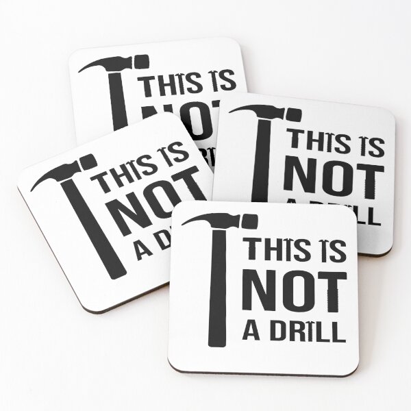 Item preview, Hammer - funny carpenter design This Is Not A Drill designed and sold by Print&Perfection  ⭐⭐⭐⭐⭐.