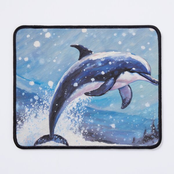 Item preview, A dolphin with snow around his designed and sold by TheLockerHouse.