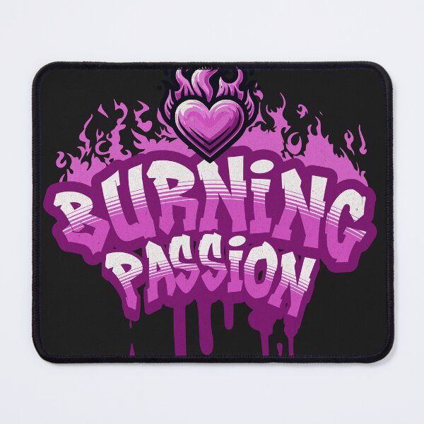 Item preview, Flaming Heart "Burning Passion" Urban Style designed and sold by Sir Meow Meow.
