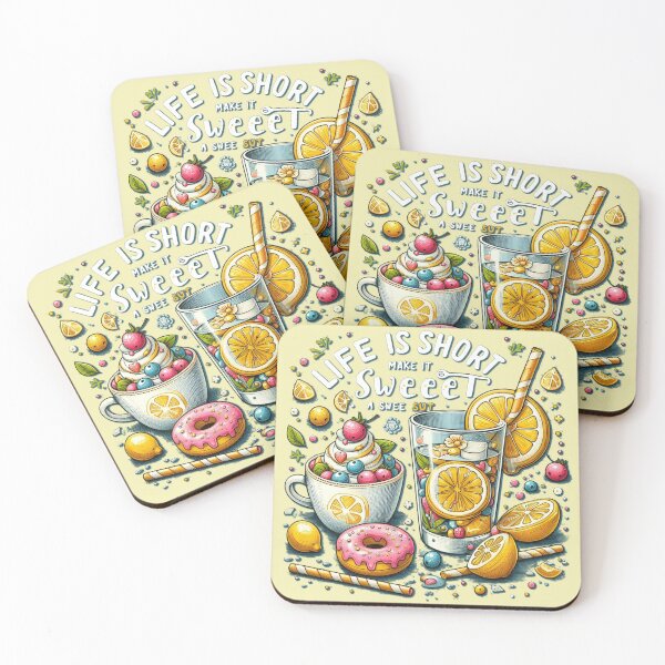 Item preview, Life Is Short Make It Sweet designed and sold by Tamer ⭐⭐⭐⭐⭐.