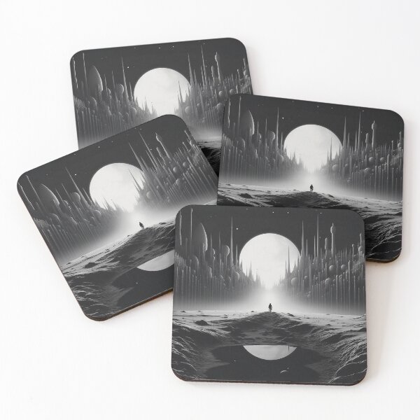 Item preview, Futuristic Landscape Art designed and sold by Obsidian Ink by Wilshire.