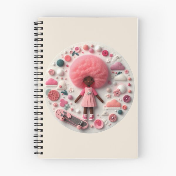 Item preview, Pink Haired Manga Girl Illustration Wool Felt designed and sold by GALUMARKET.