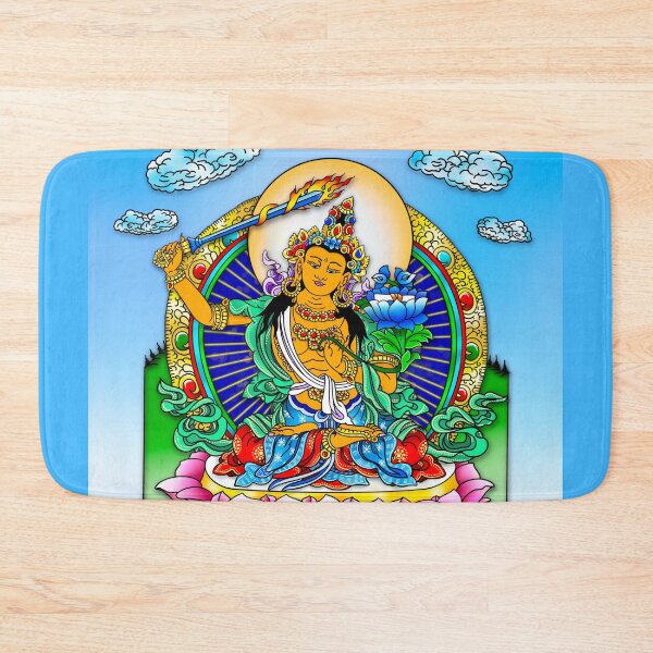 Item preview, Manjushri, bodhisattva buddhist, lotus, art designed and sold by MayGreenAbgrall.