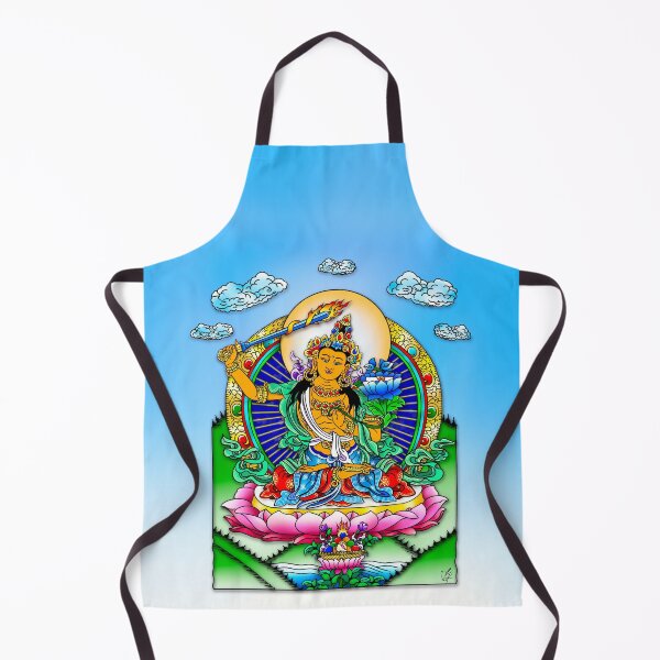 Item preview, Manjushri, bodhisattva buddhist, lotus, art designed and sold by MayGreenAbgrall.