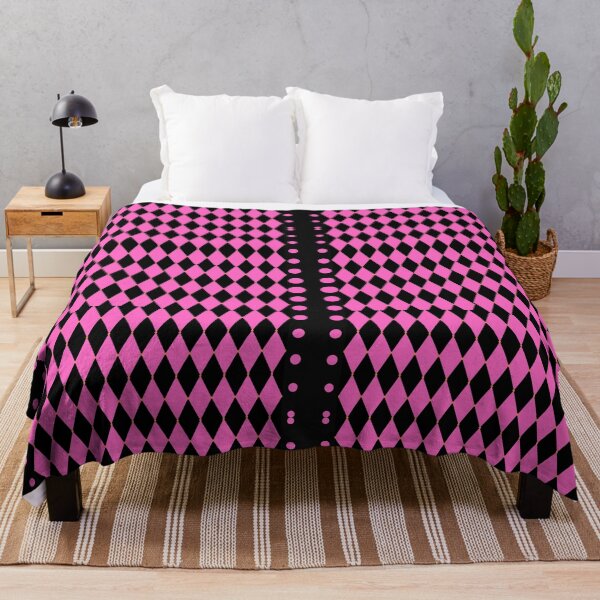 Item preview, Circle Diamond Striking Symmetry: Geometric Pink & White Pattern designed and sold by LLdreams.