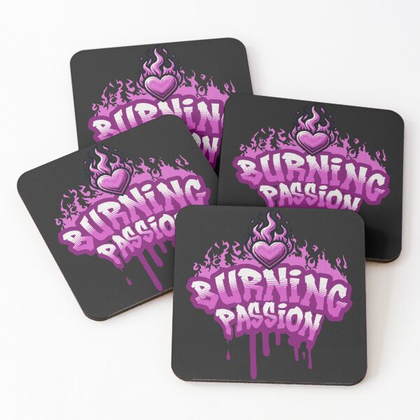 Item preview, Flaming Heart "Burning Passion" Urban Style designed and sold by Sir Meow Meow.