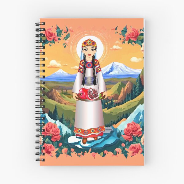 Item preview, Armenian Pomegranate Lady designed and sold by doniainart.