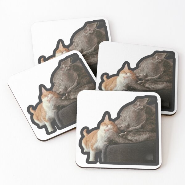 Item preview, Dog cleans cat designed and sold by DawnyClark.
