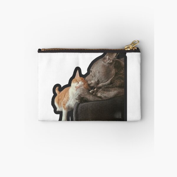 Item preview, Dog cleans cat designed and sold by DawnyClark.